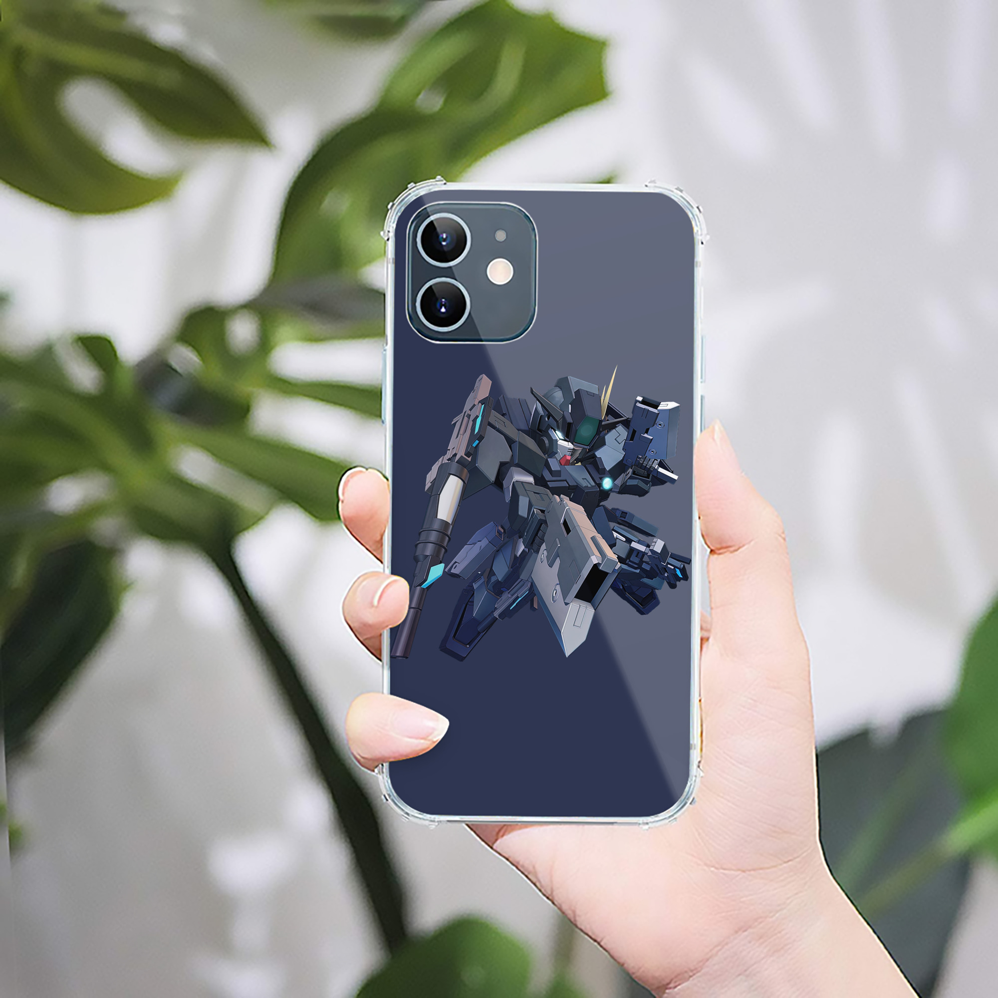 （画像用） 機動戦士ガンダム Mobile Suit Gundam 【iPhone 12シリーズ対応】透明スマホケース（クリアソフトケース）